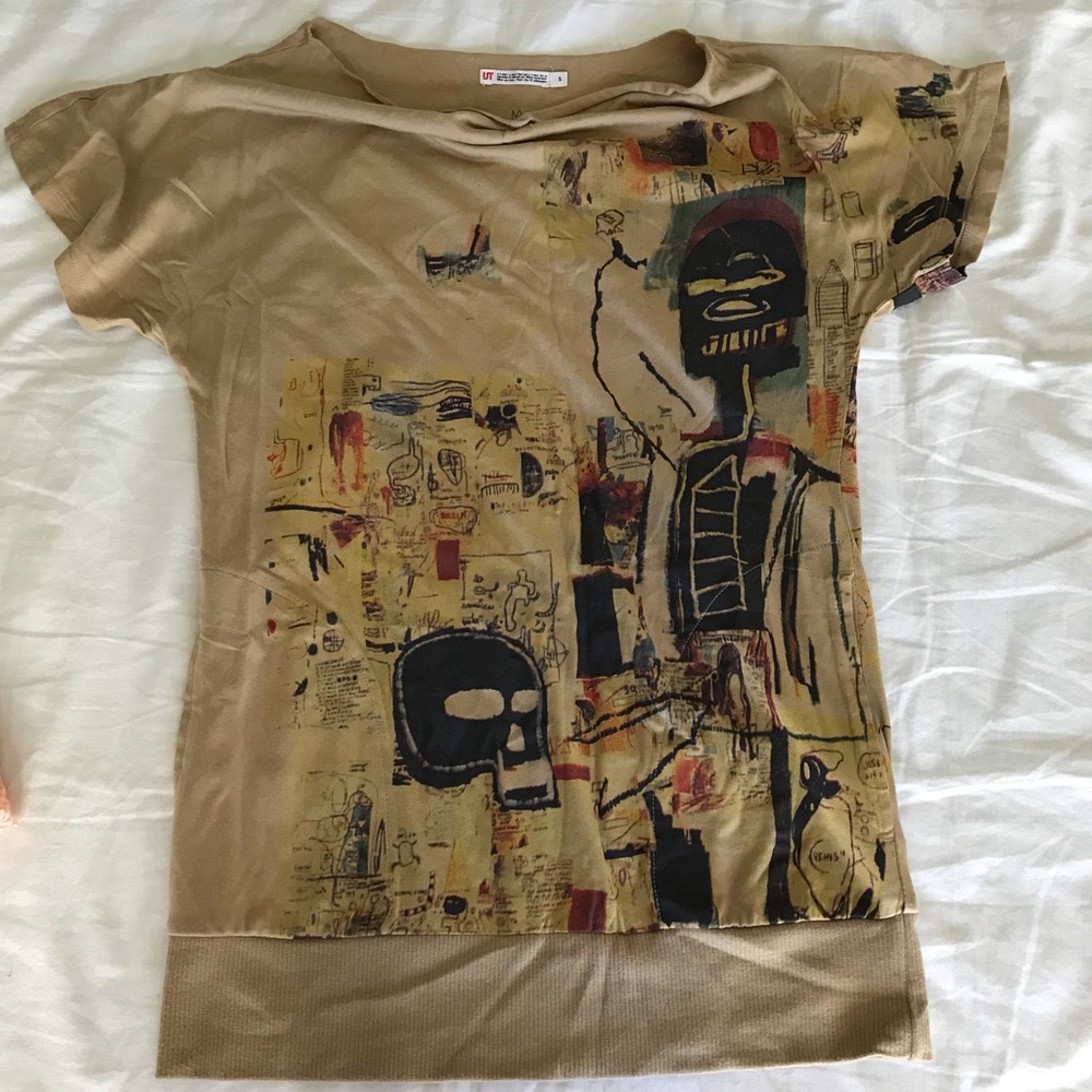 SOLD Uniqlo Jean-Michele Basquiat Printed Tee